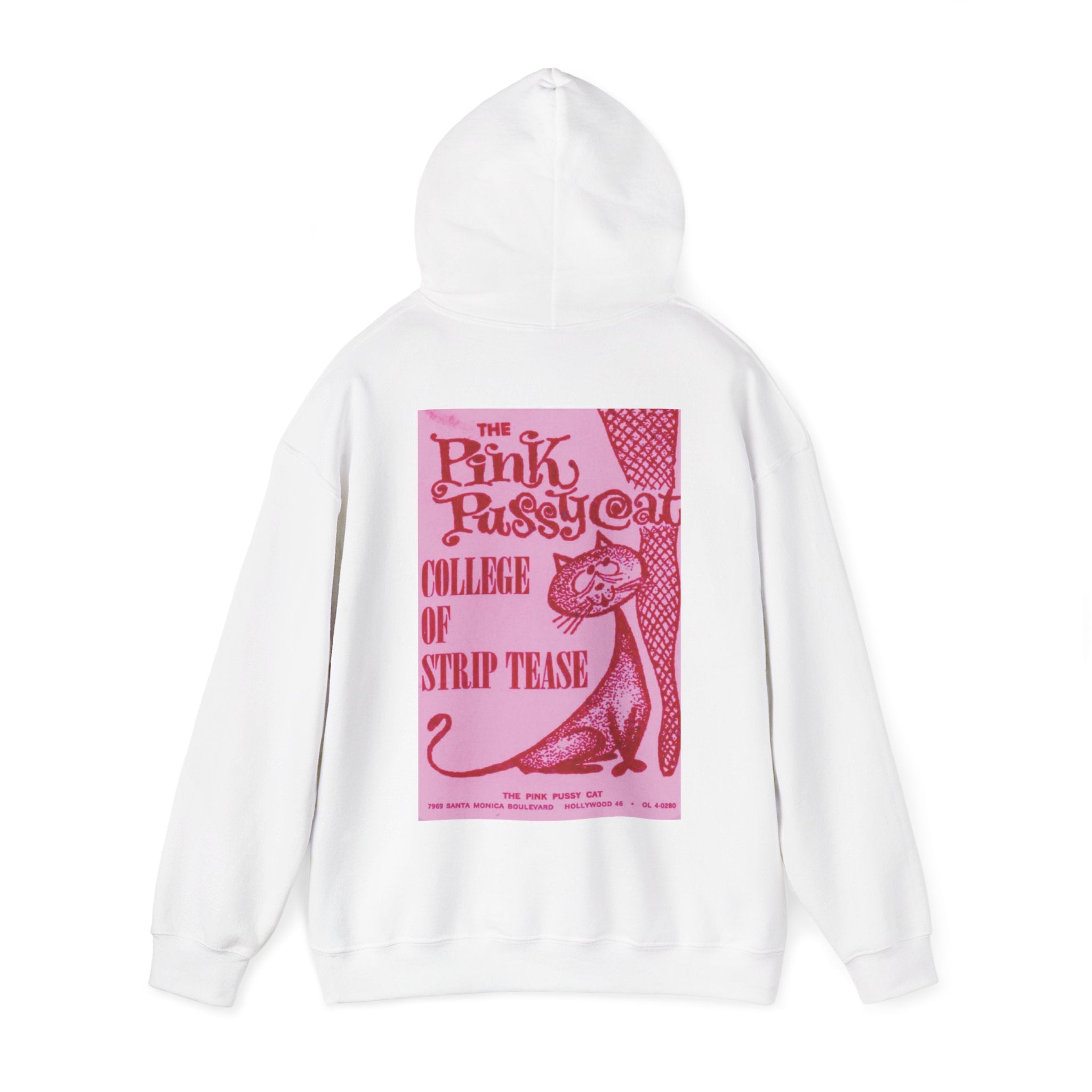 pink pussy cat strip club hoodie